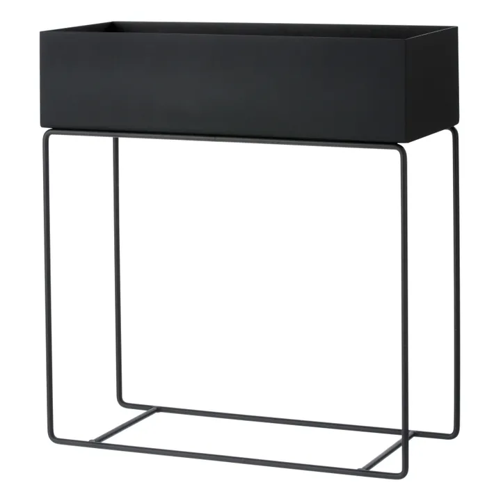 Ferm Living Jardinière sur pied en métal  | Noir
