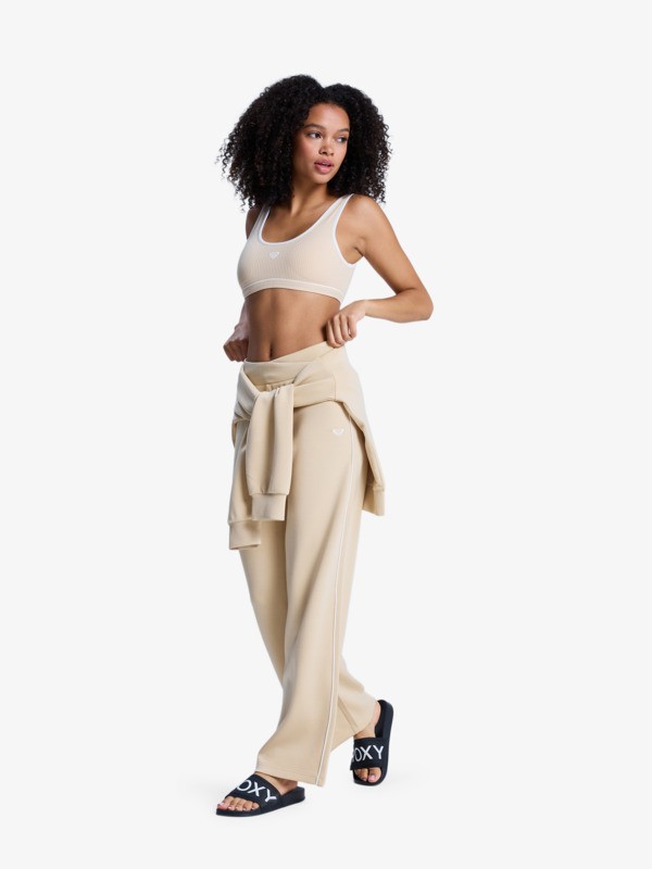 Rise & Vibe Bas d’entraînement Beige Femme