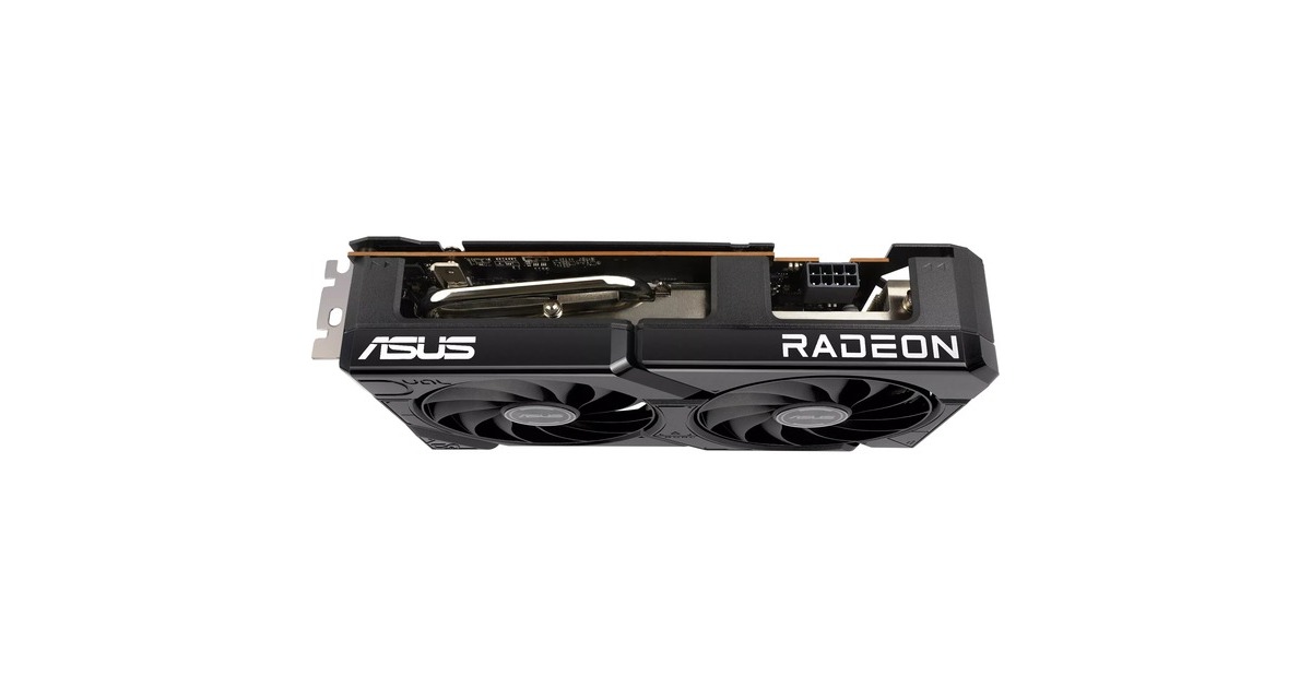ASUSDUAL Radeon RX 7600 EVO OC grafische kaart  (Zwart, 1x HDMI, 3x DisplayPort)
