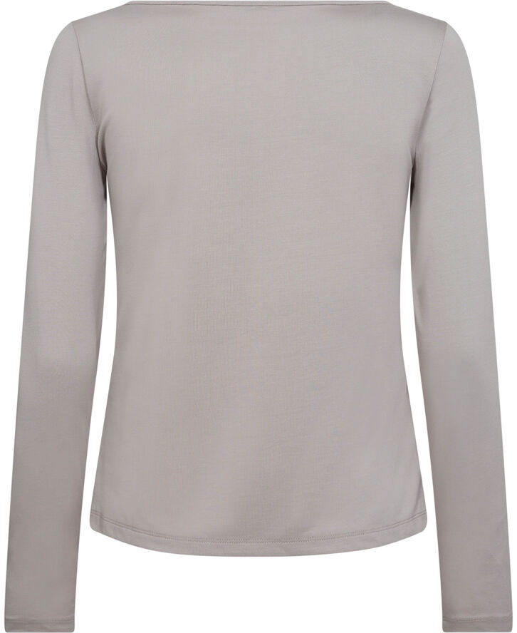 Gustav Jill, L/S slim t-shirt Chateagray