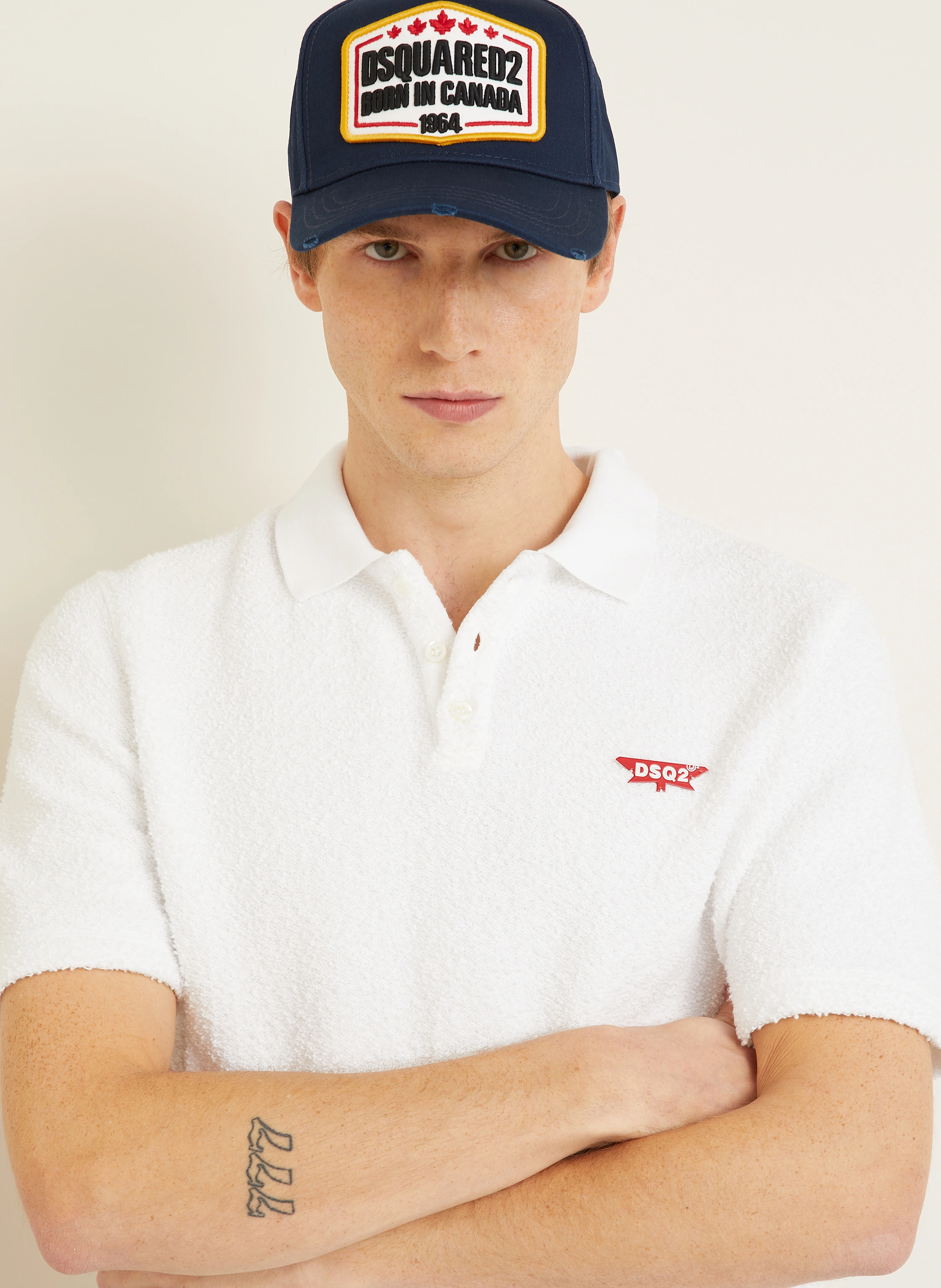 DSQUARED2 Frottee-Poloshirt Tennis Fit