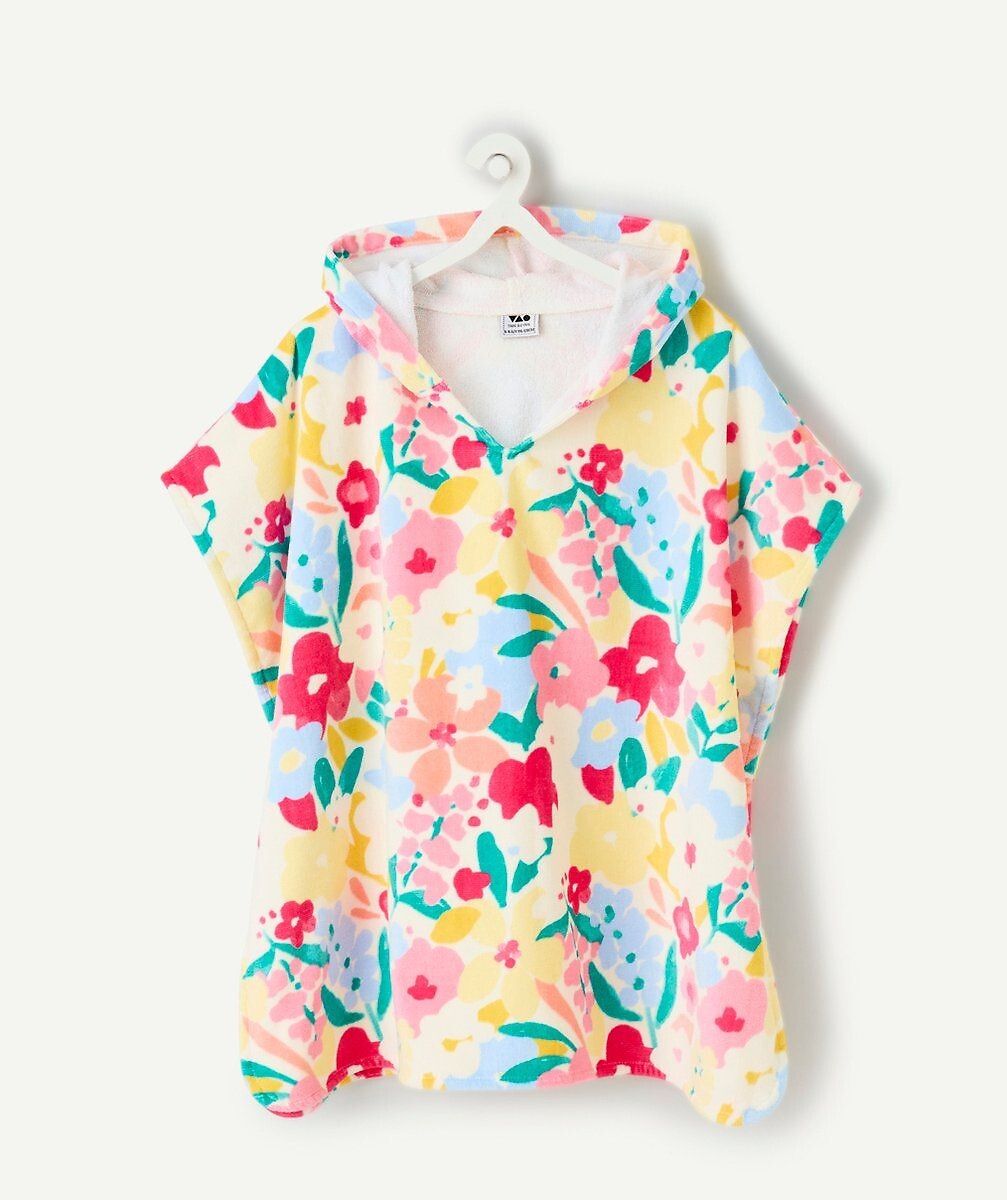 TAPE A L'OEIL<br>Poncho com capuz em tecido atoalhado