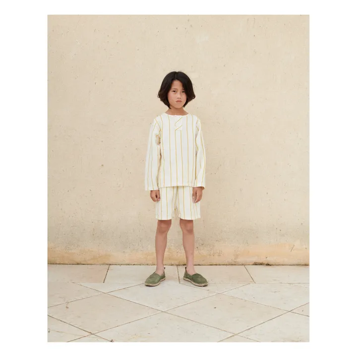 Bebe Organic Short Gaufré Levi | Ecru