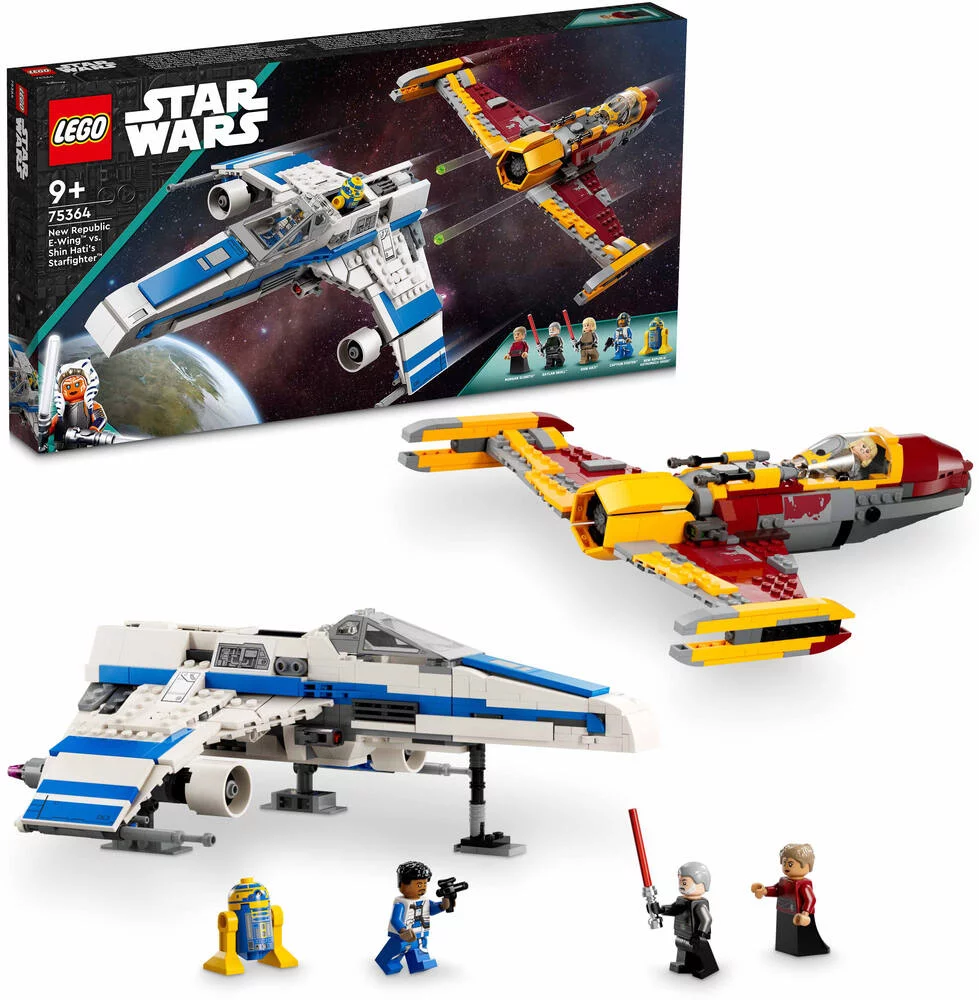 LEGO®STAR WARS™ 75364 - L'E-WING DE LA NOUVELLE REPUBLIQUE CONTE LE CHASSEUR DE SHI