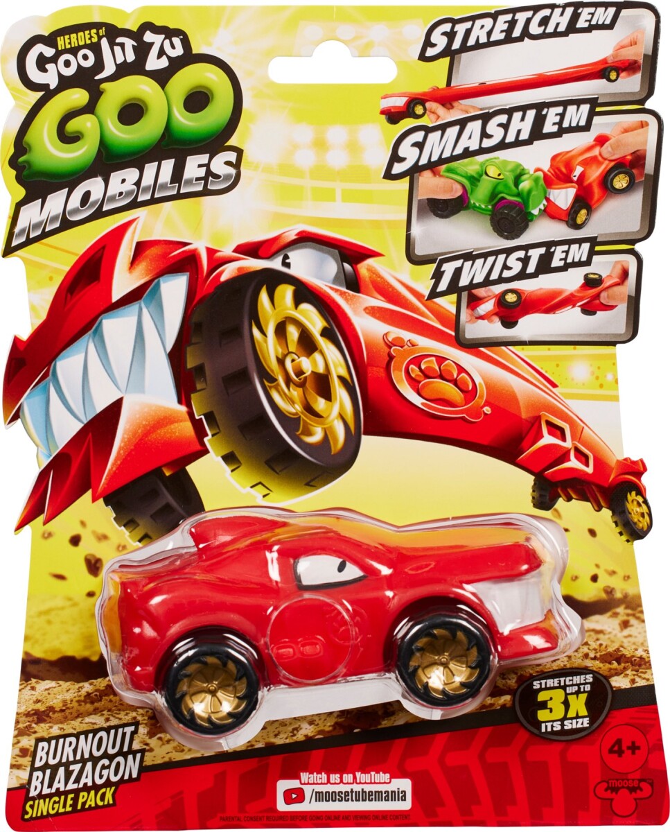 Goo Jit Zu - Goo Mobiles Smash Trash - Assorteret