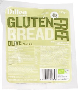 Dillon Organic Glutenvrij Olijfbrood 275GR