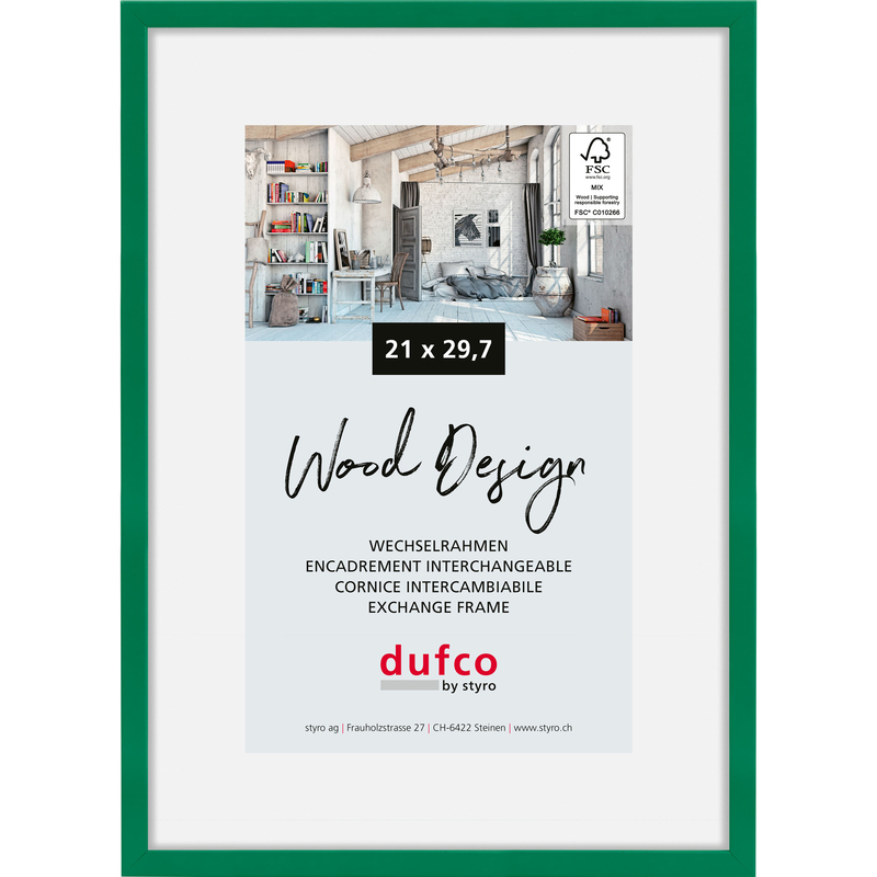 Dufco Bilderrahmen Hay, 21 x 29.7 cm, grün