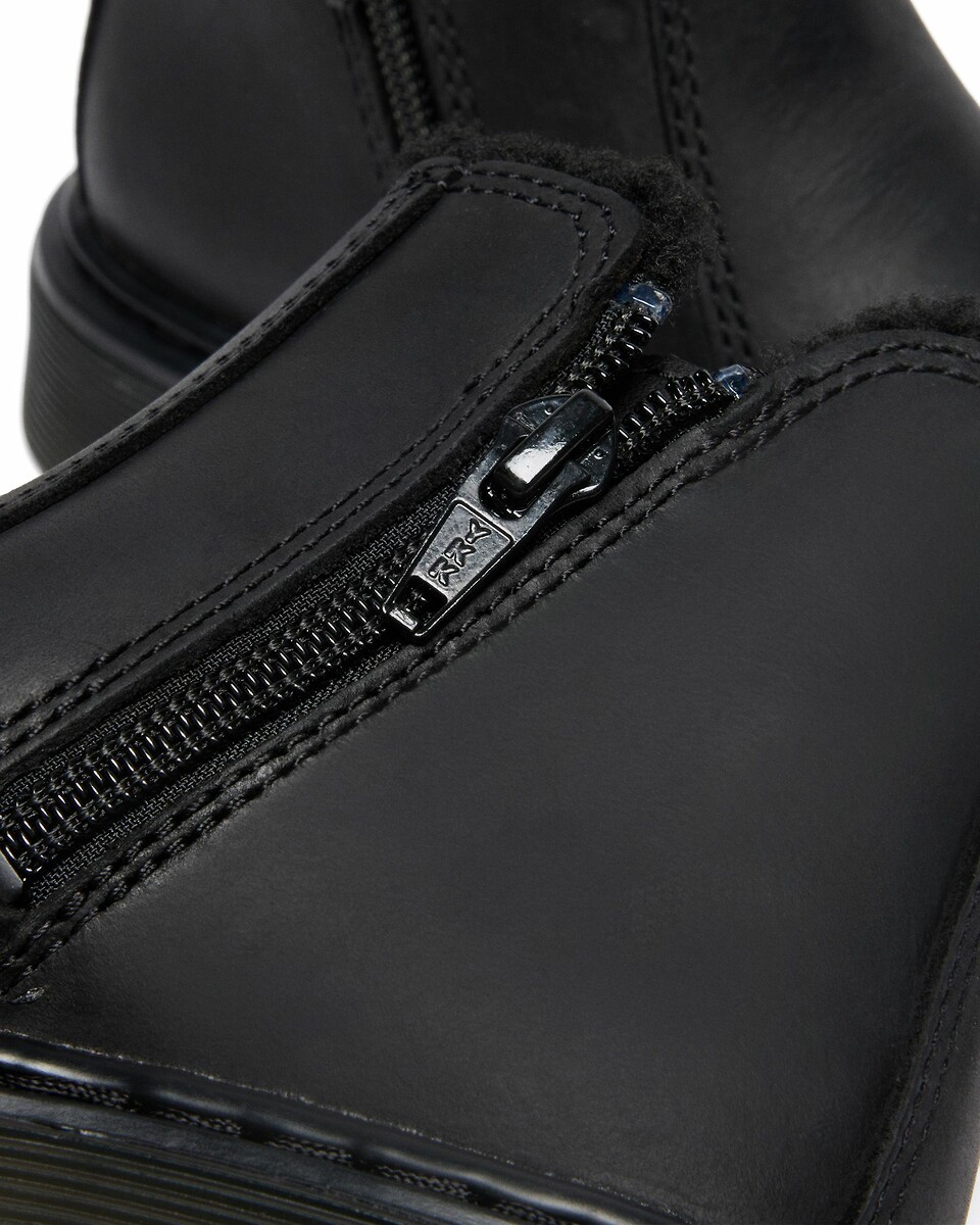 DR. MARTENS<br>Botas Chelsea de couro forrado 2976 Leonore
