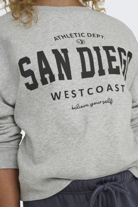 Only grijze dames sweater