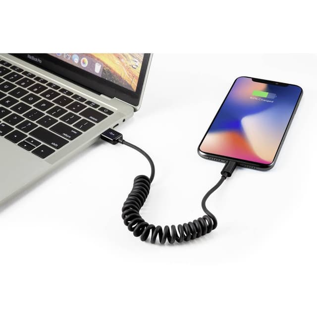 N/A Spiralkabel [1x USB 2.0 stik A