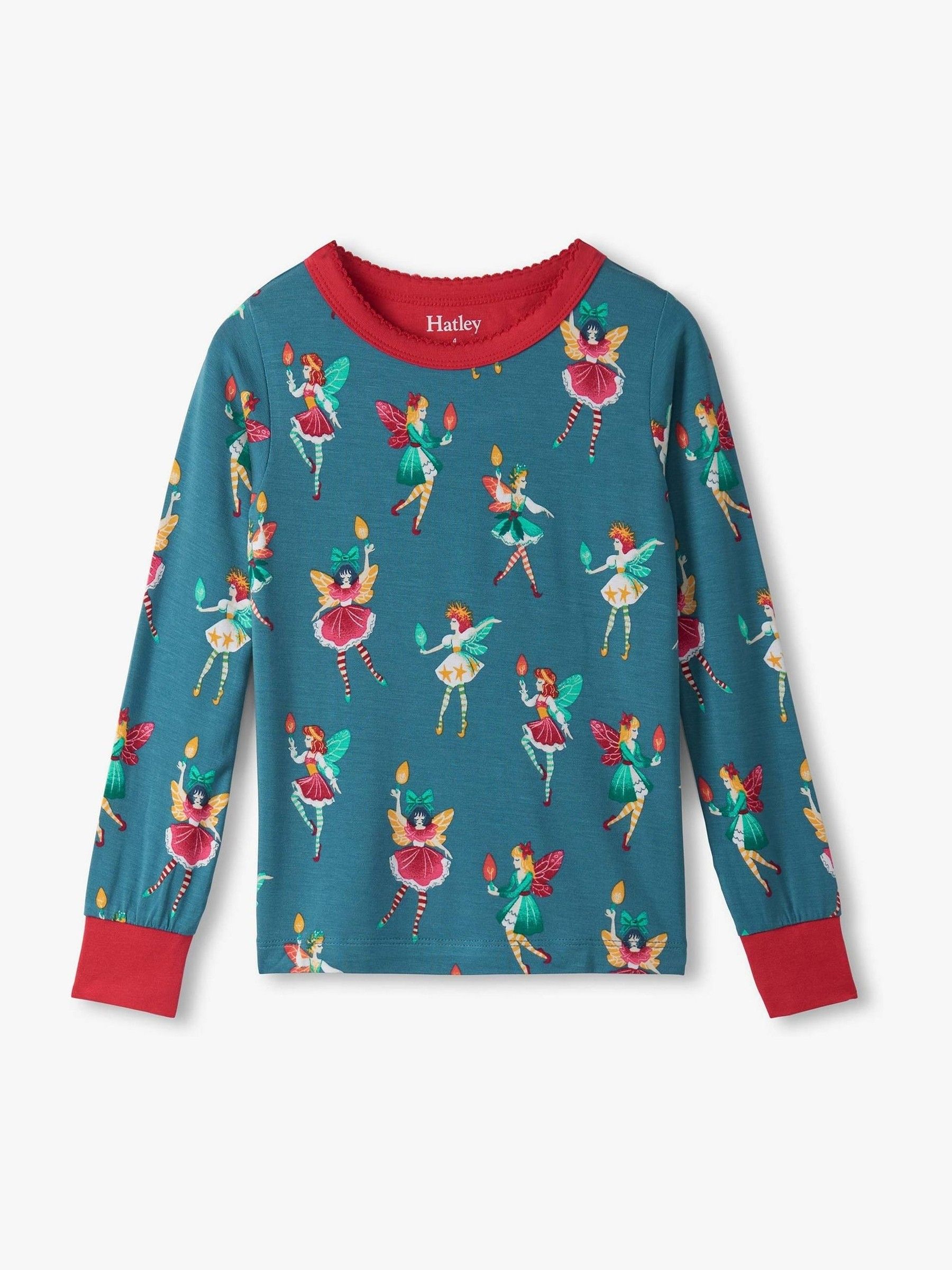 Hatley Navy Blue Christmas Faeries Bamboo Pyjama Set