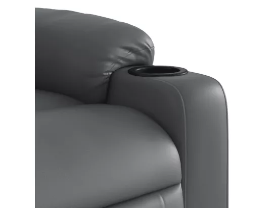 Fauteuil inclinable Gris Similicuir
