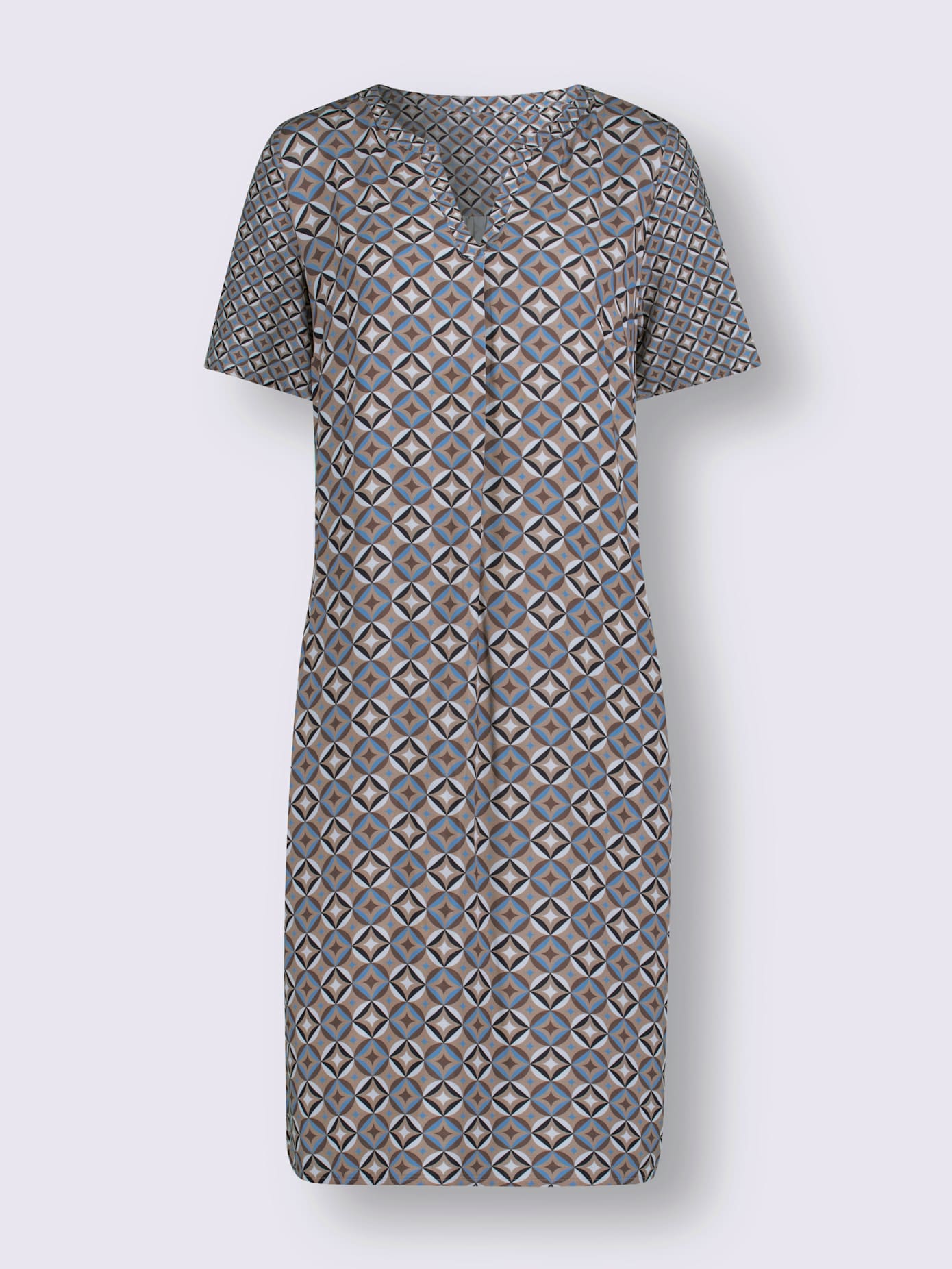 Robe tunique coupe affinante