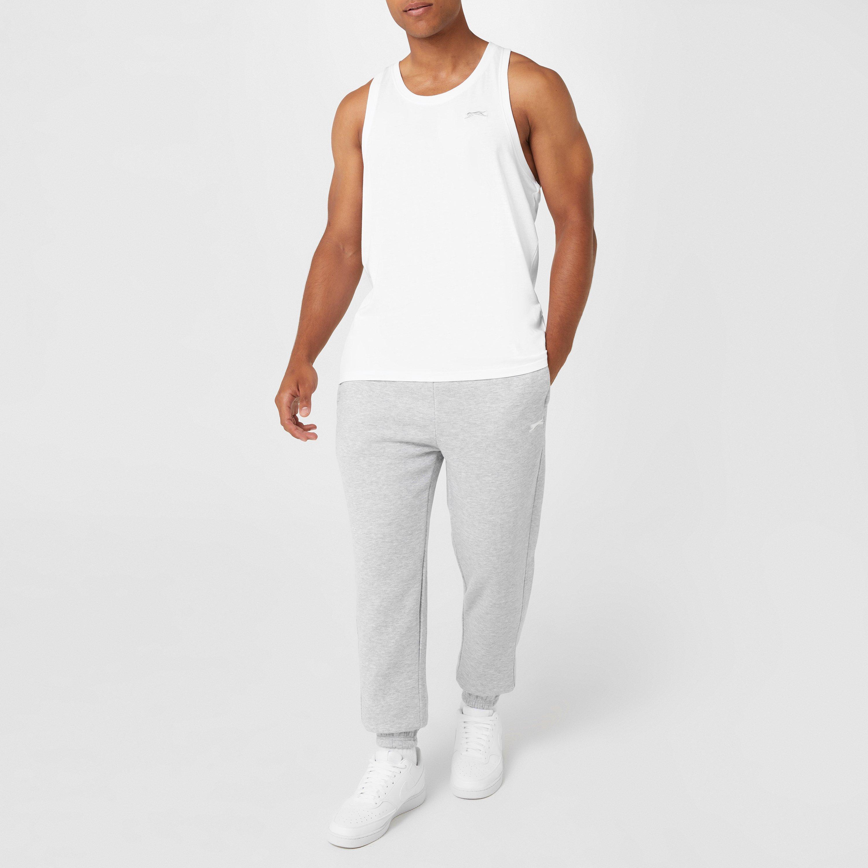 Slazenger Cuffed Fleece Jogging Pants Mens