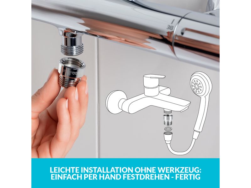 puregreen Wassersparregler Wasserhahn Adapter aus «Die Höhle der Löwen»