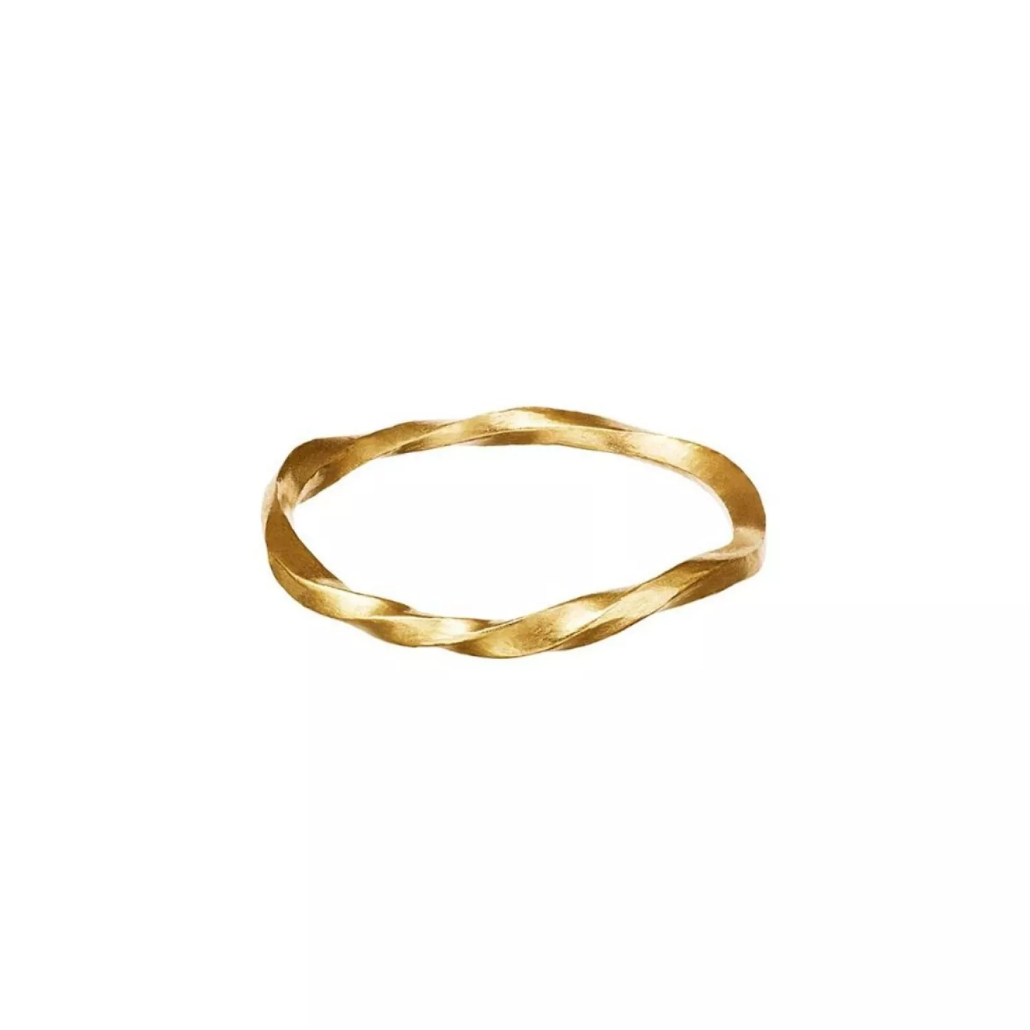 Maanesten Siv Ring 18 kt. Forgyldt Sølv 4789a