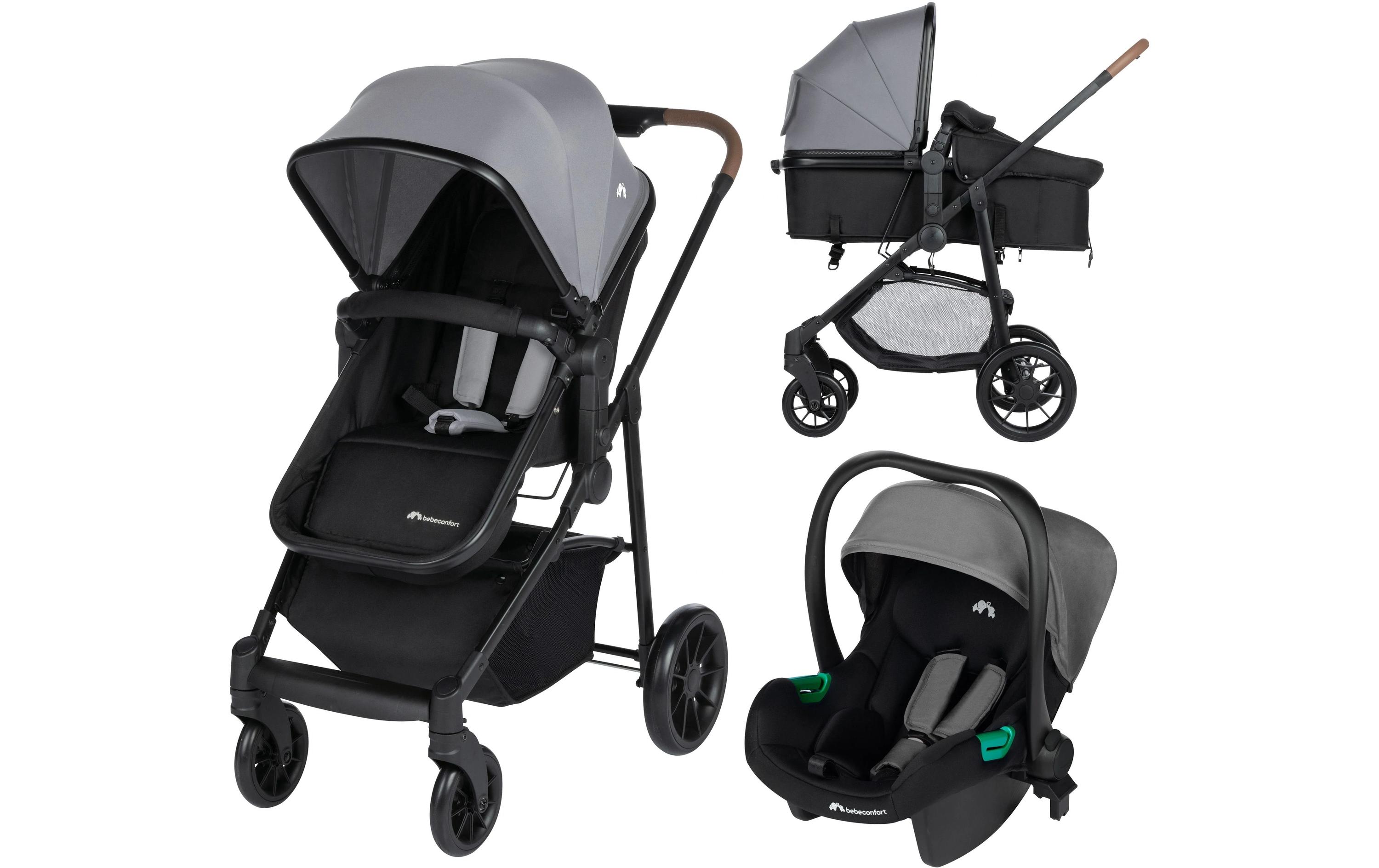 Kinderwagenset Haze Trio Tinted Gray<br>Komfort Buggy und Travelsystem