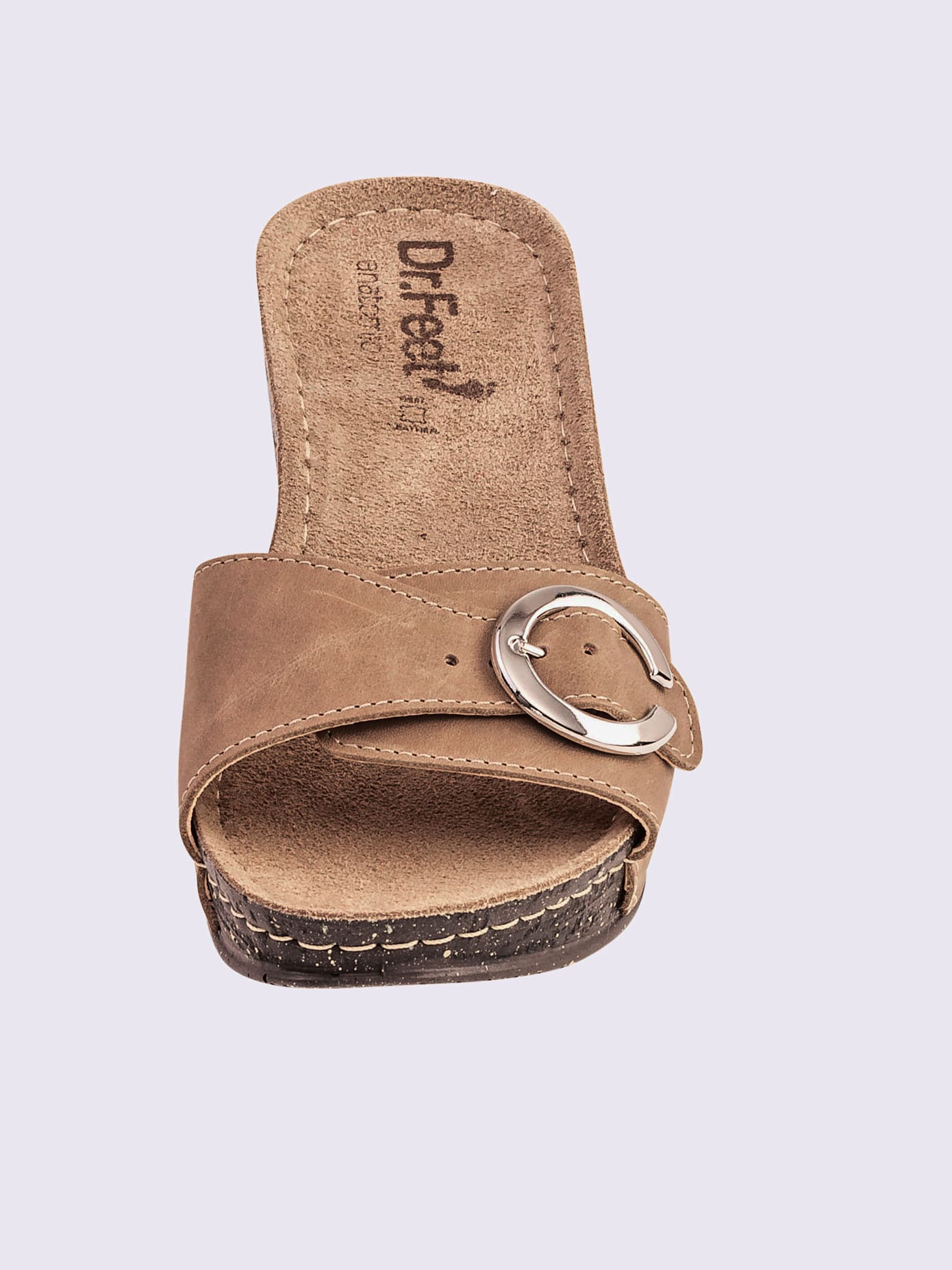 Chaussons cuir vachette