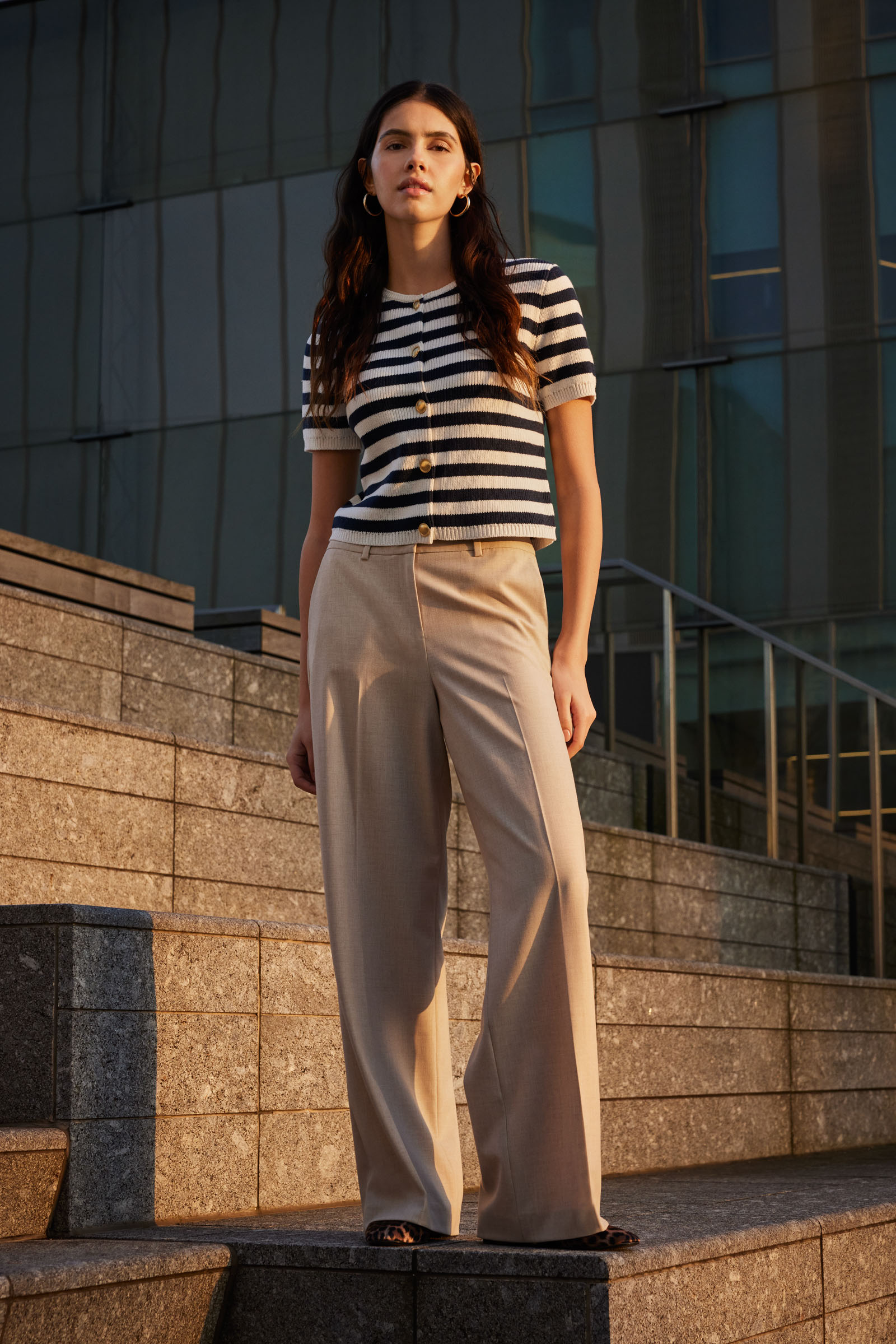 pantalon WE Fashion Beige