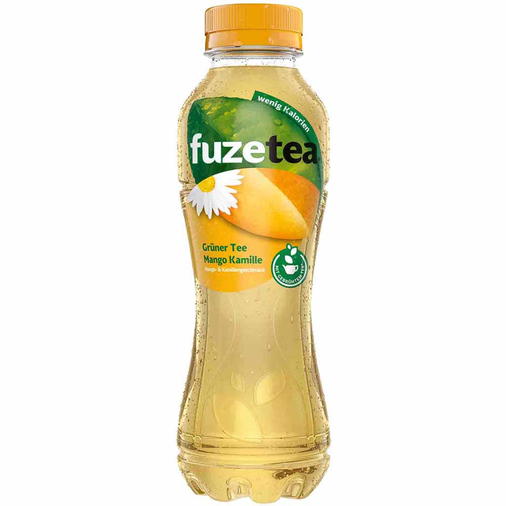 12x Fuze Tea Grüner Tee Mango Kamille PET á 400ml=4,8L MHD:28.2.25