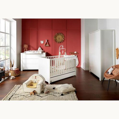 Tiroir de lit 140x70 LOFT Blanc - SAUTHON