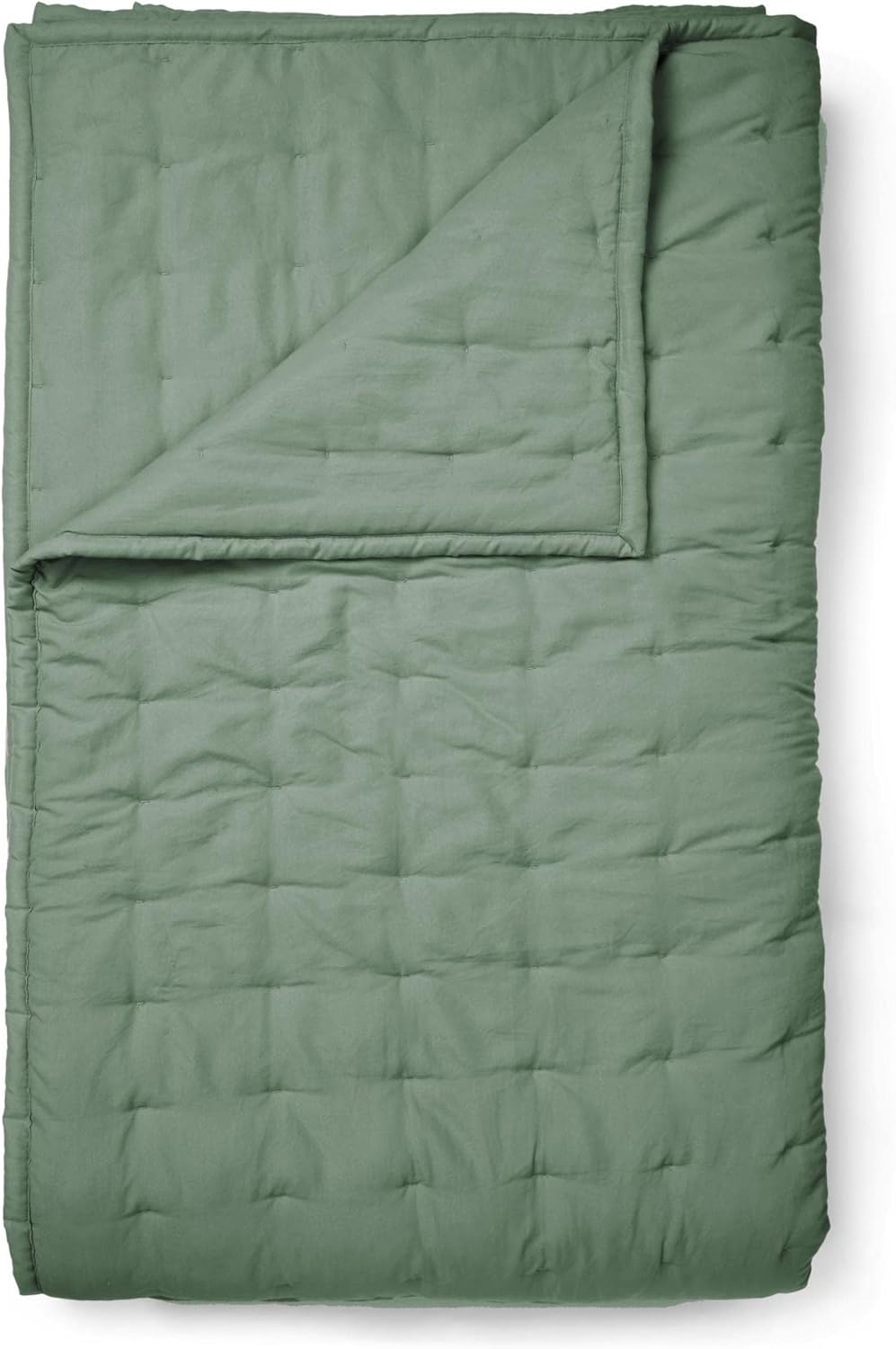 ESSENZA Tagesdecke Ruth Lorbeergrün, 180x265 cm - 70% Polyester (recycelt), 30% Polyester - Uni