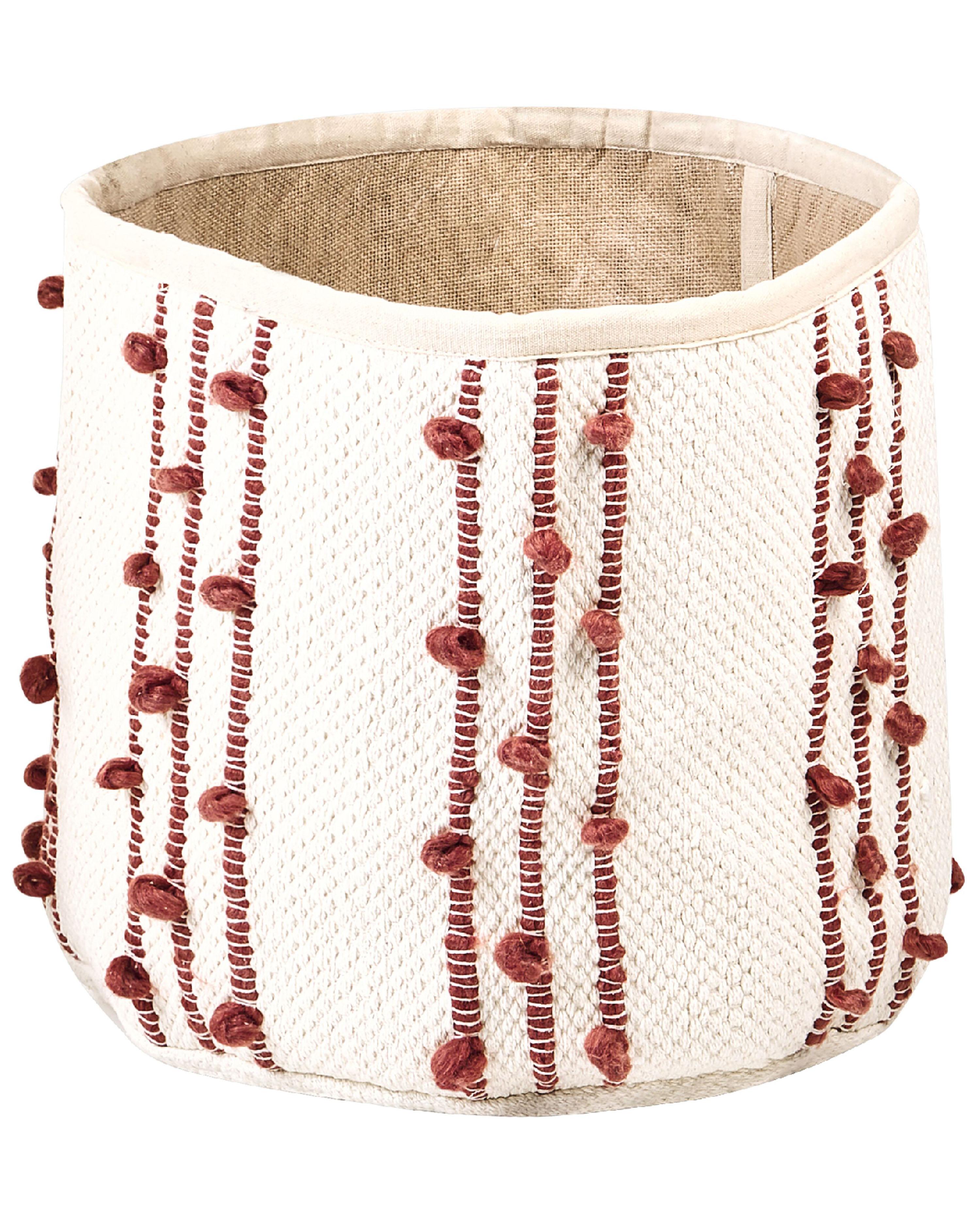 Set van 2 manden KHEL Katoen Beige