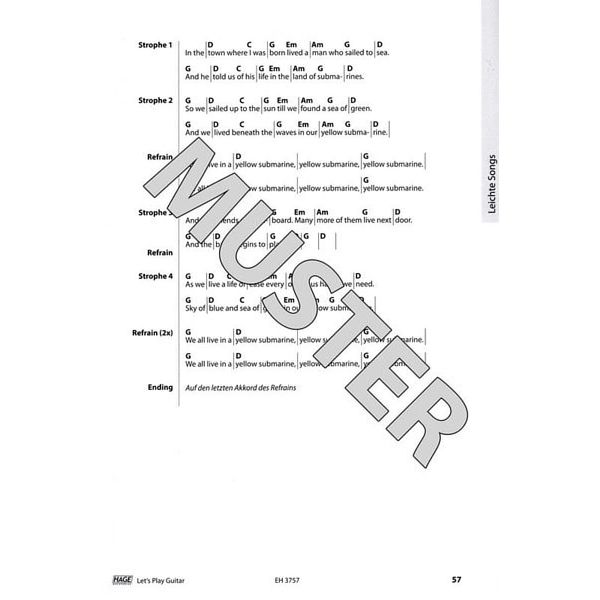 Hage Musikverlag Let's Play Guitar