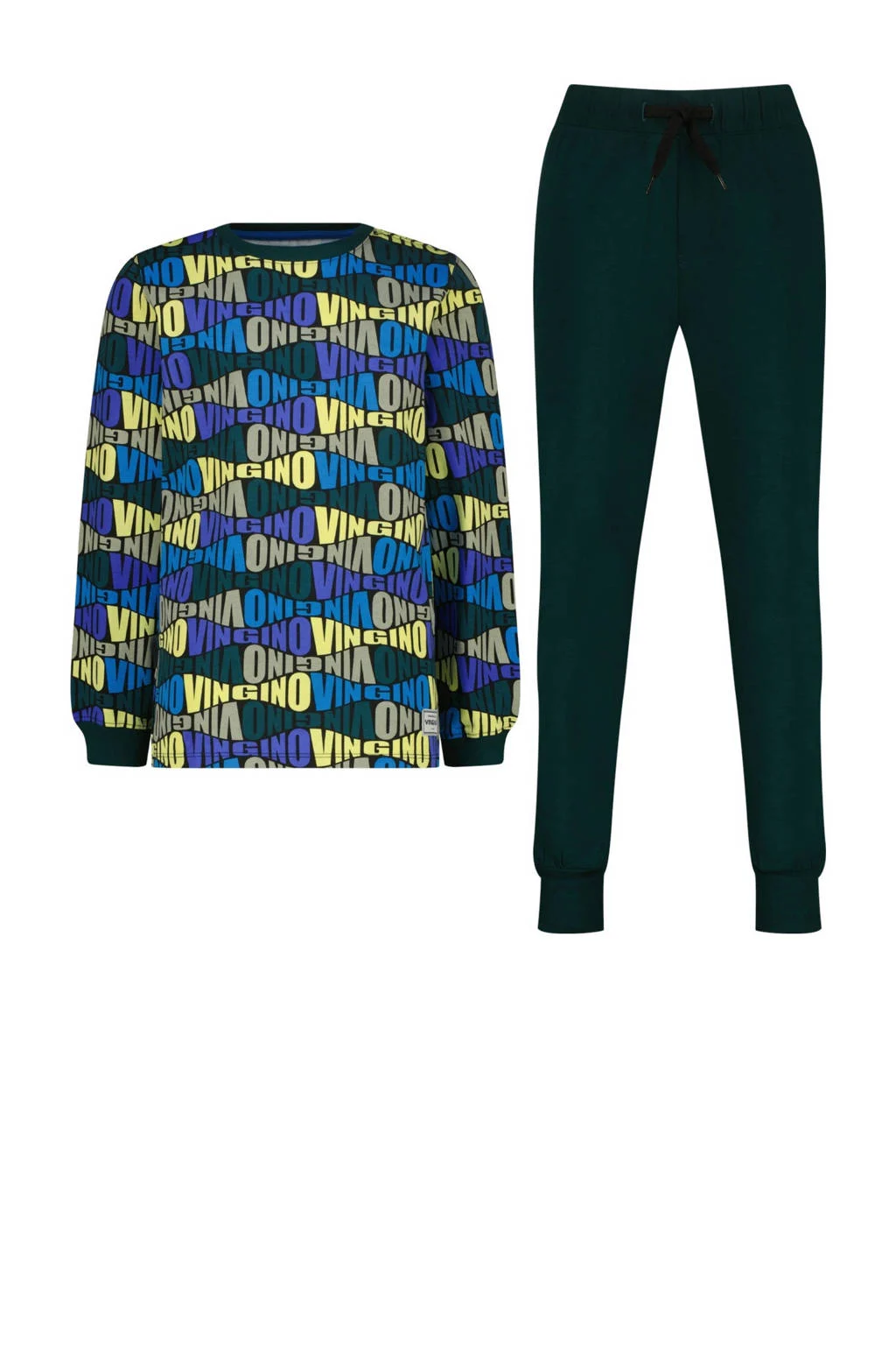Vingino pyjamaset donkergroen