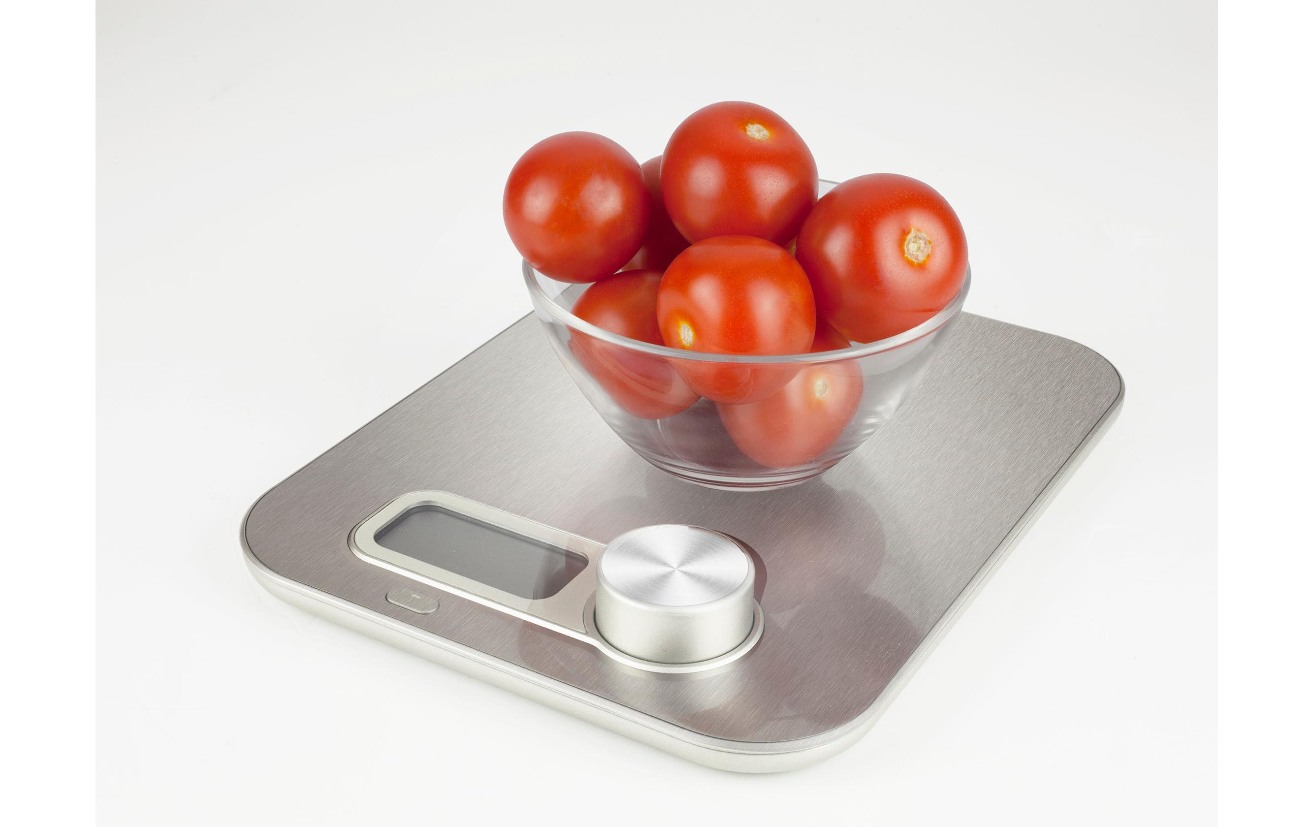 Küchenwaage Kitchen Energy SilberDigitale Waage mit Tara Funktion
