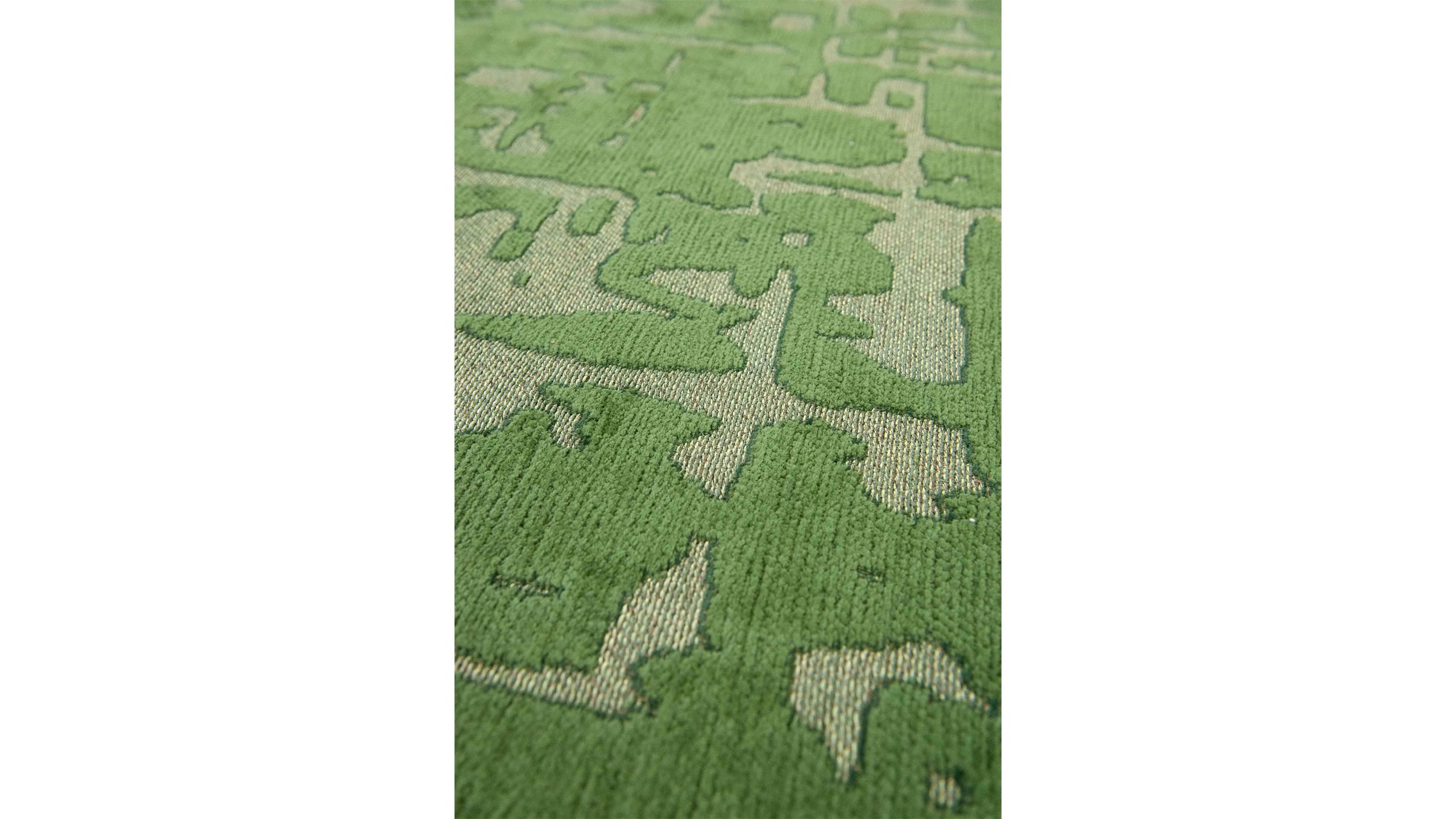 Vloerkleed Perriers Green 9202 Baobab  | Louis de Poortere