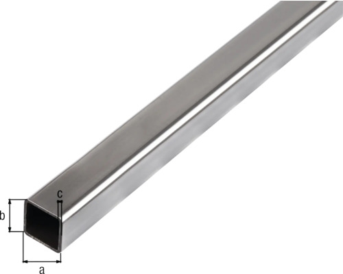 Vierkante stalen buis 16x16x1 mm, 2 m
