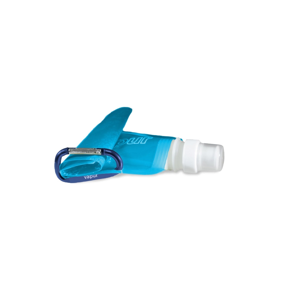 (480ml) Trinkblase Tragbarer Wasserbeutel Faltbare Festival Trinkflasche mit Karabiner - Div. Farben