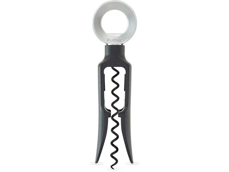 Pulltex Korkenzieher Vin-O-Line Endlos Schwarz/Silber Korkenzieher mit Endlos-Spirale