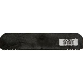 Borstelmat brush zwart 27x35cm