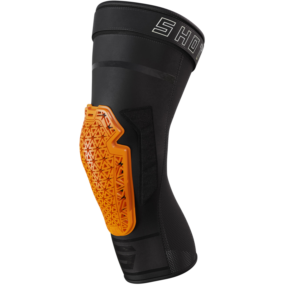 Shot - Genouillères Race D3O® Noir / Jaune fluo