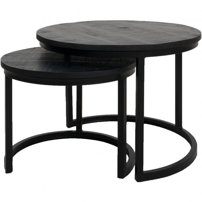 Salontafel Bart Zwart - Set 2