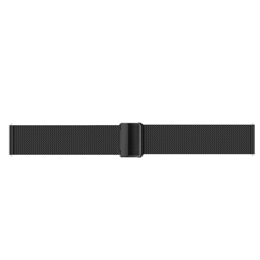 Huawei Edelstahl Armband Milanaise mit 20mm Stegbreite - Schwarz