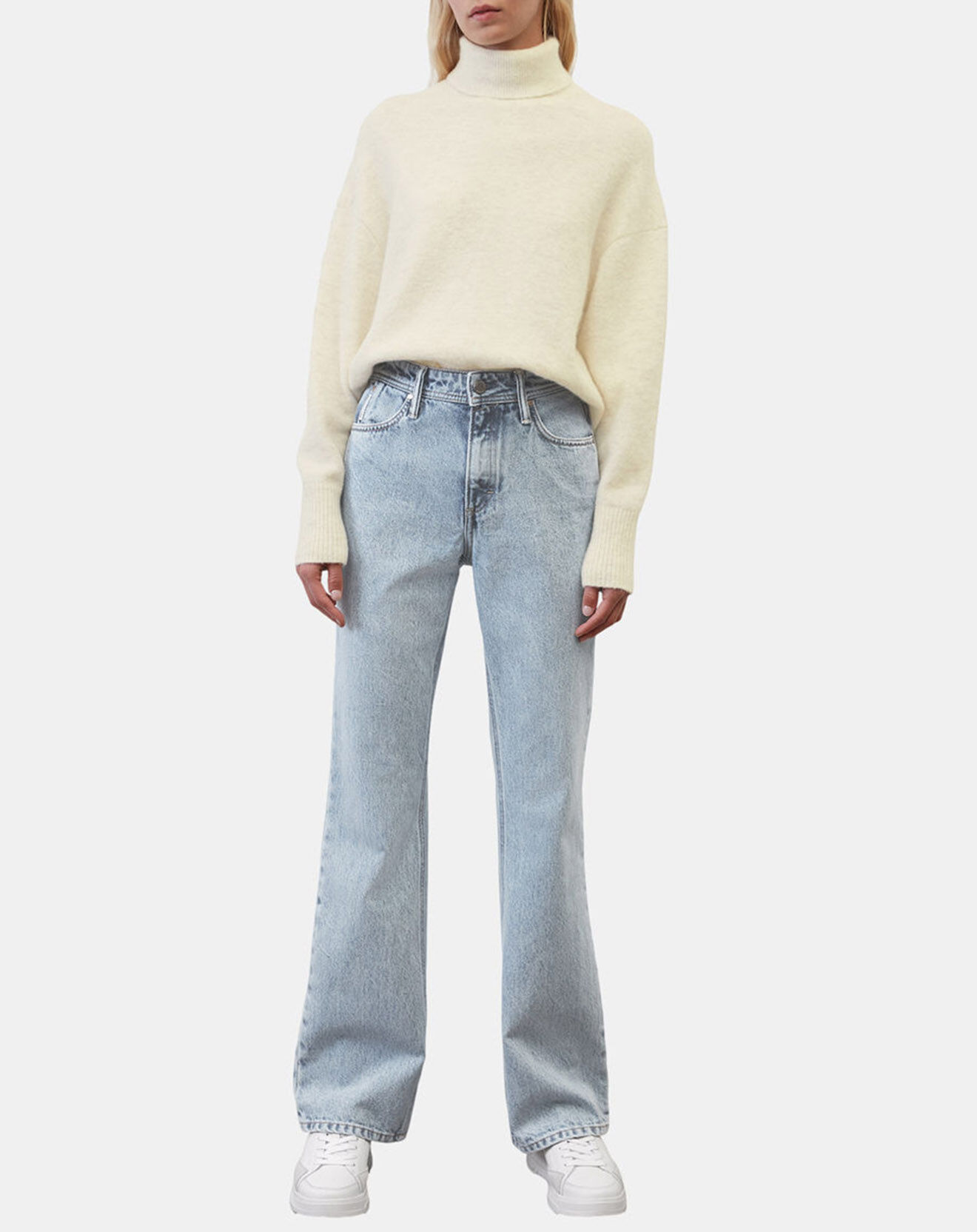 Marc O'Polo Jean flare Linna bleu clair