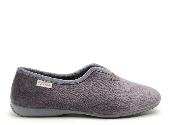 La maison de l espadrille chaussons femme 6211 5 gris