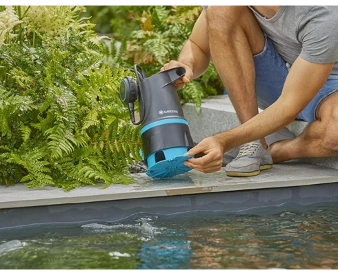 Gardena Spillvattenpump 20000 Basic for rent og skittent vann