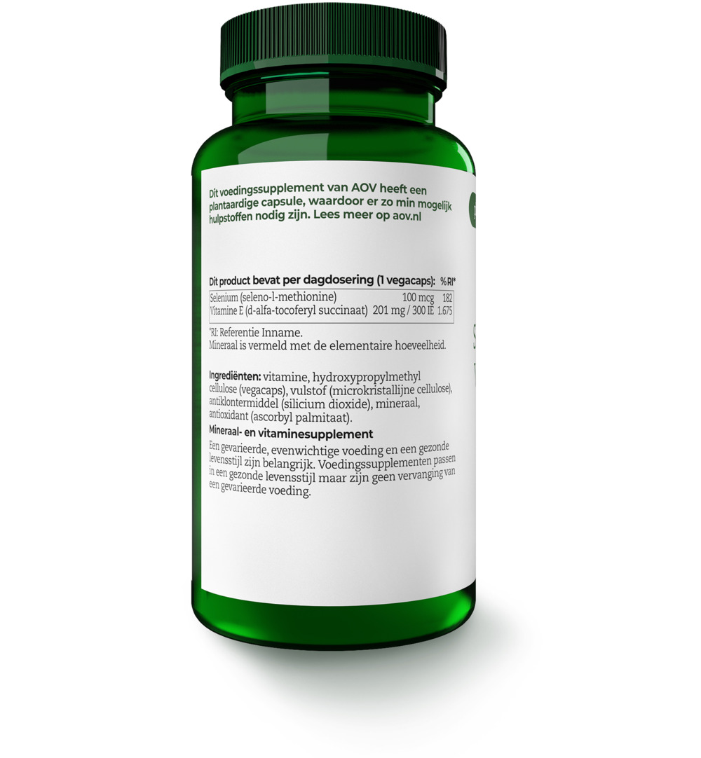AOV 523 Selenium & Vitamine E (60 vega capsules)