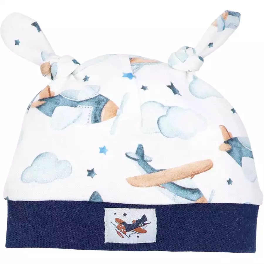 Nini 4tlg Set Herbst, Winter weiß dunkelblau