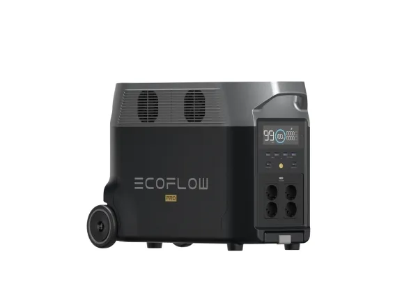 EcoFlow Delta Pro - Transportabel strømstation - AC 220-240 V - litiumjernfosfat - 3600 Wh - Wi-Fi, Bluetooth - output-stikforbindelser: 14