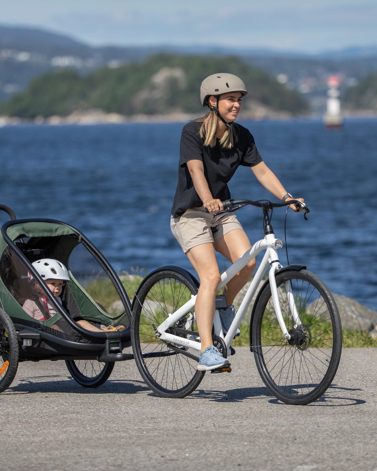 Hamax Outback Sykkelvogn & Barnevogn, Plass til ett barn | Singel Bicycle Trailer
