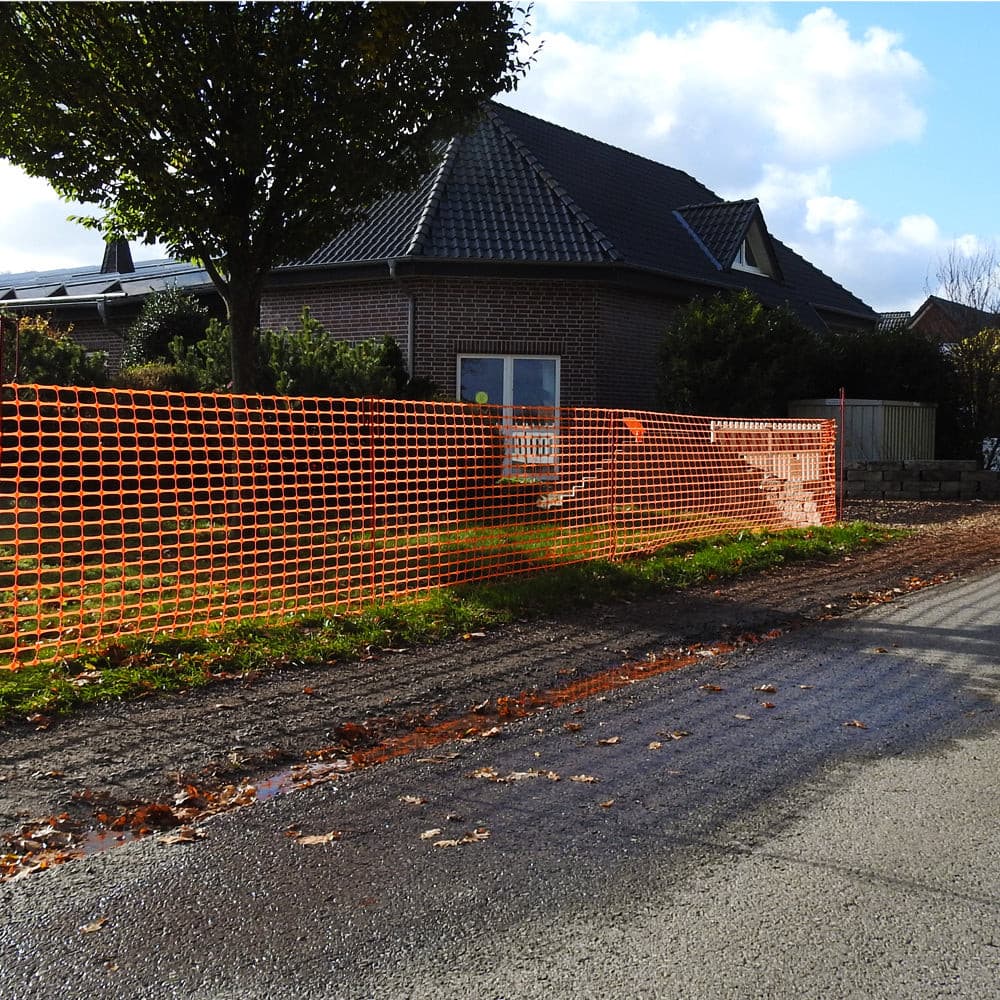 UVV 10 x Afzetkoordhouders, lantaarnijzer, geverfd, 1,20 m in vier kleuren / Groen