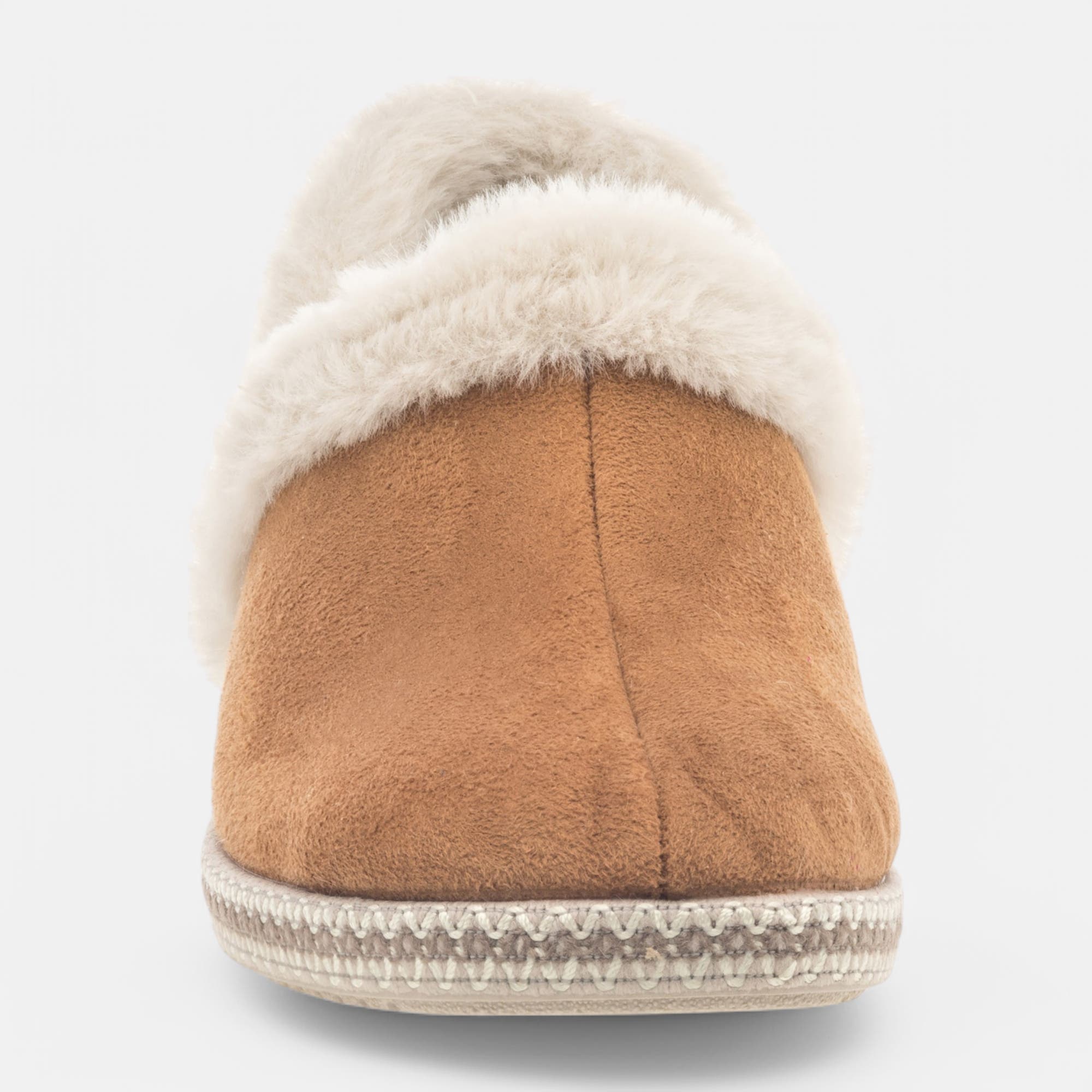 Pantoufles botillons Femme camel
