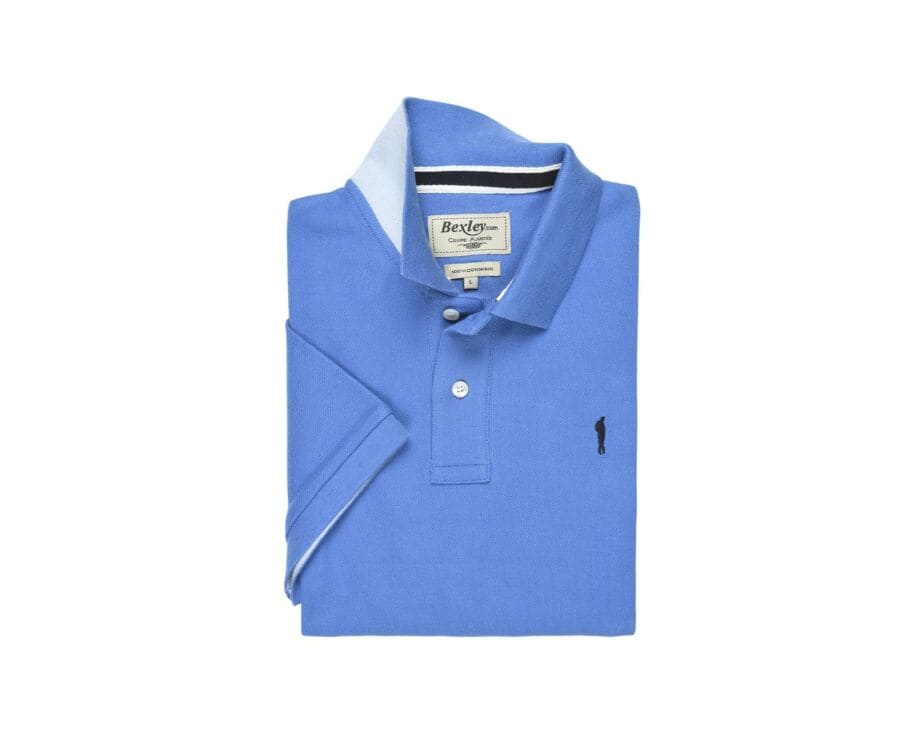 Polo Bleu Denim homme - ANDY II
