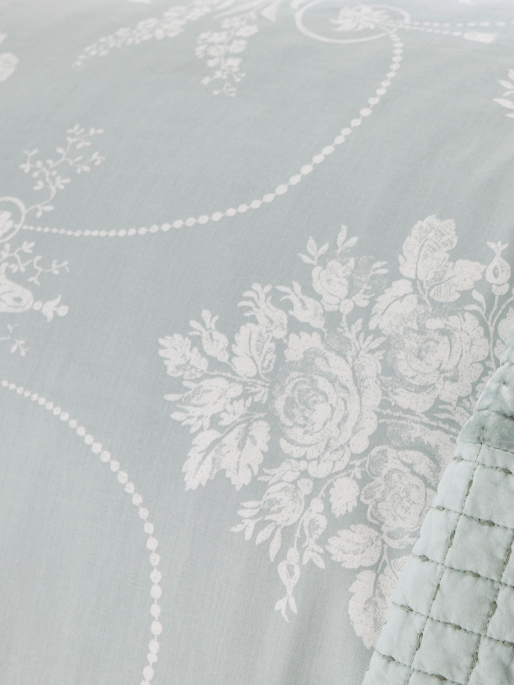 Laura Ashley 100% katoensatijn 200 -draads Josette dekbedovertrekset met kussenslopen