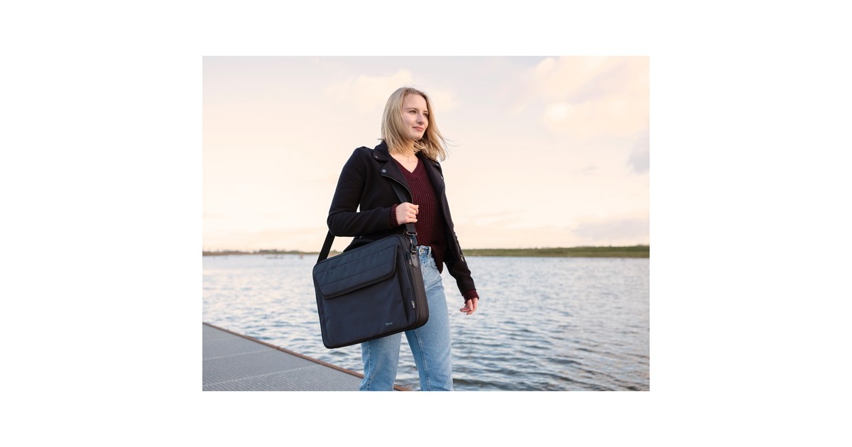 TrustAtlanta Gerecyclede laptoptas  (Zwart)
